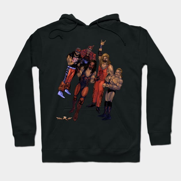 The PAC wrestling Art AEW Hoodie by Triple R Art